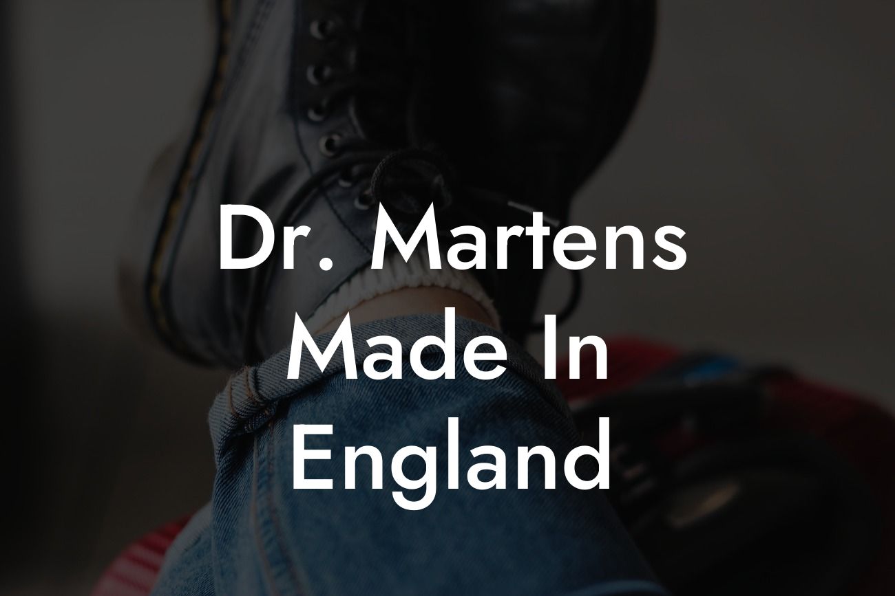 Dr. Martens Made In England