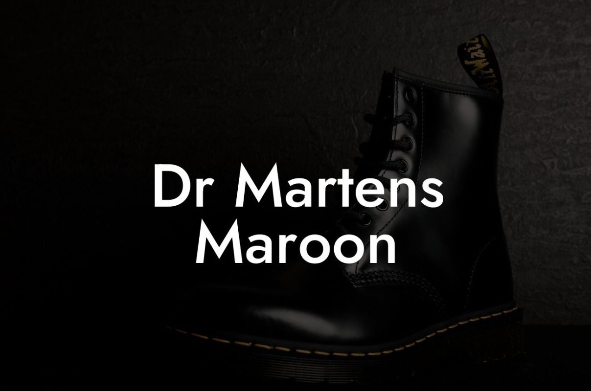 Dr Martens Maroon