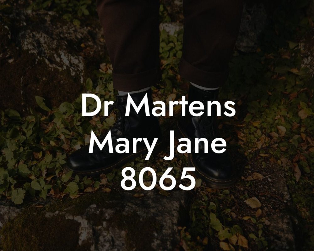 Dr Martens Mary Jane 8065