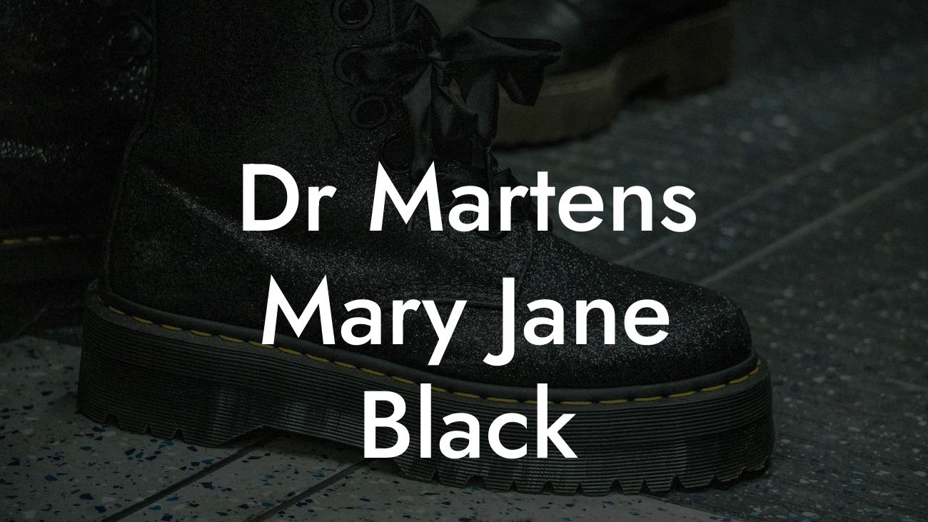 Dr Martens Mary Jane Black