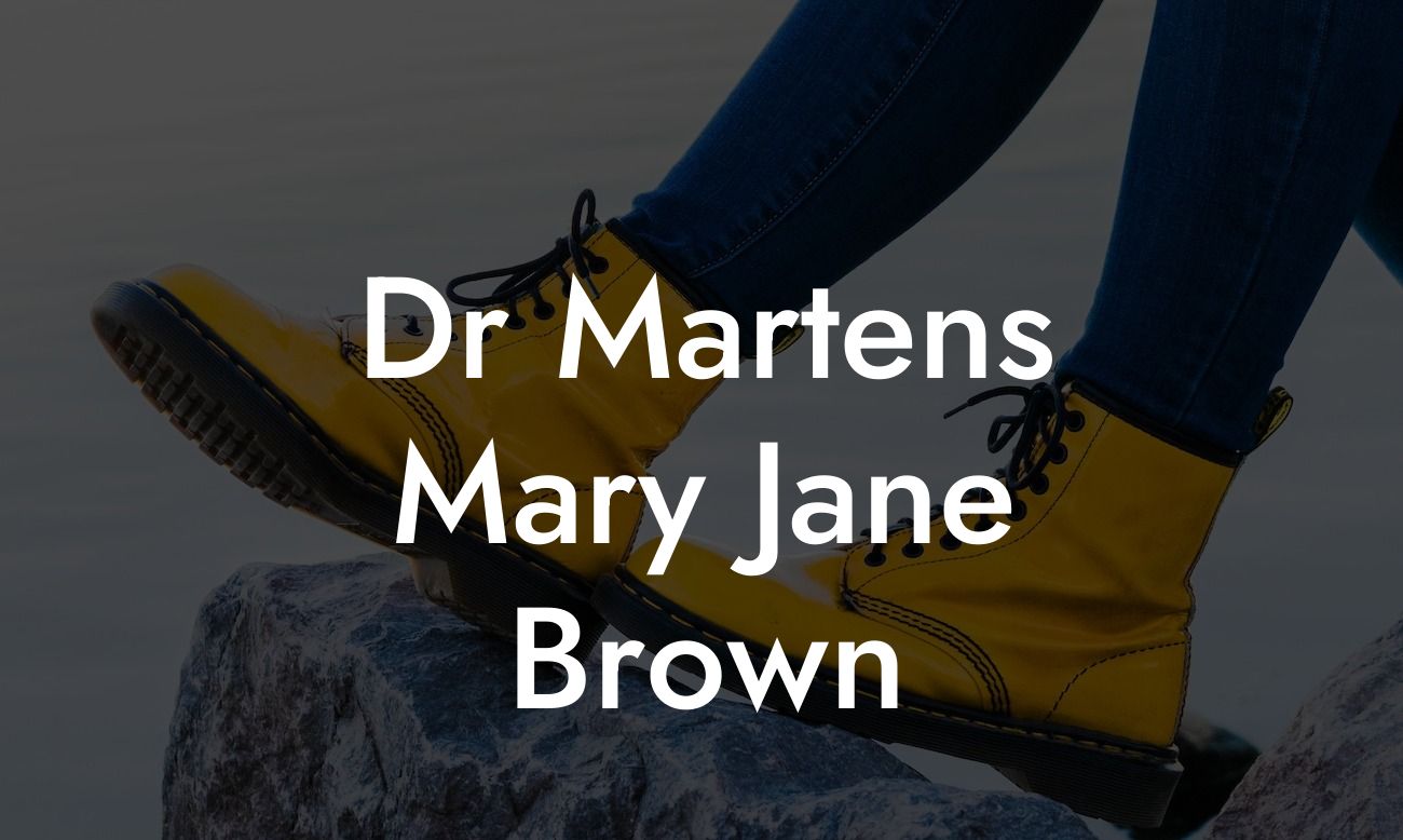 Dr Martens Mary Jane Brown