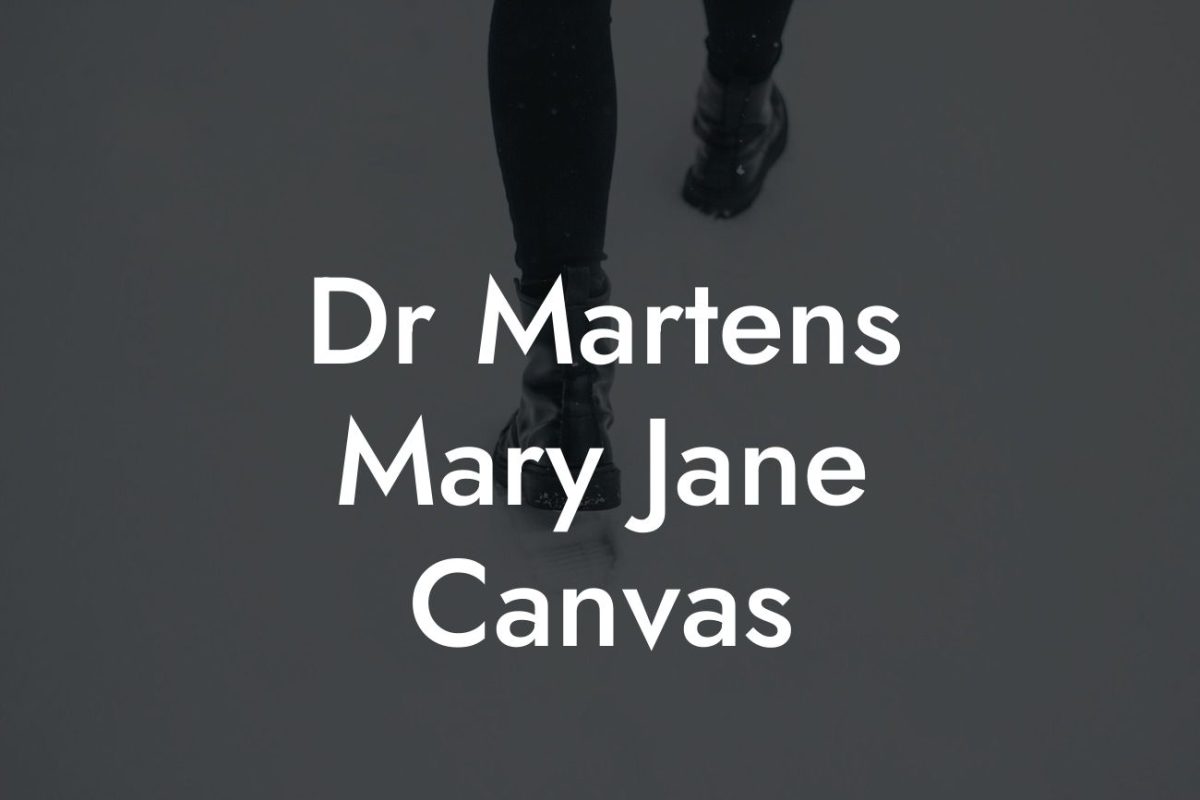 Dr Martens Mary Jane Canvas