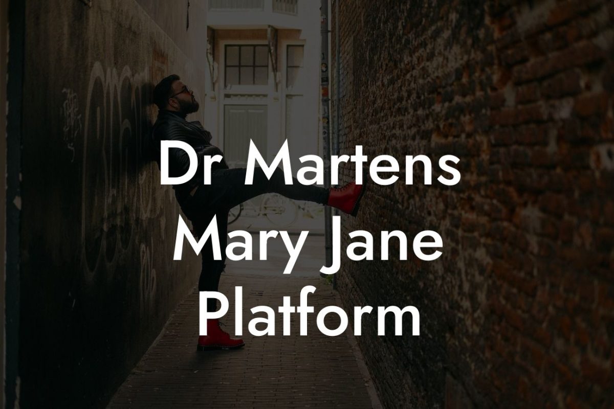 Dr Martens Mary Jane Platform