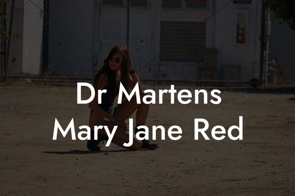 Dr Martens Mary Jane Red