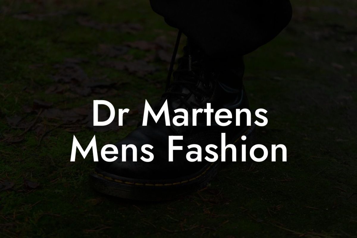 Dr Martens Mens Fashion