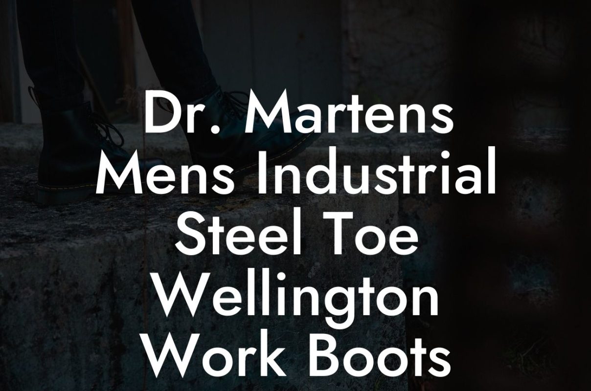 Dr. Martens Mens Industrial Steel Toe Wellington Work Boots