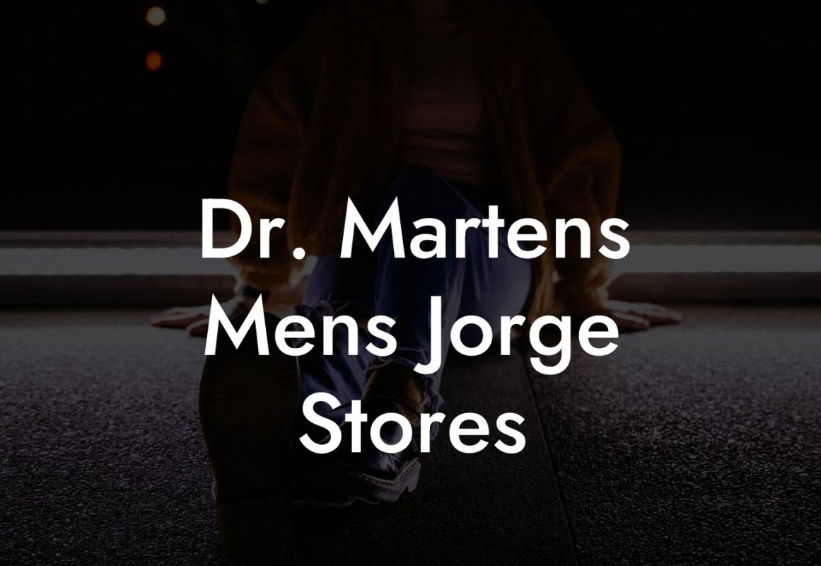 Dr. Martens Mens Jorge Stores