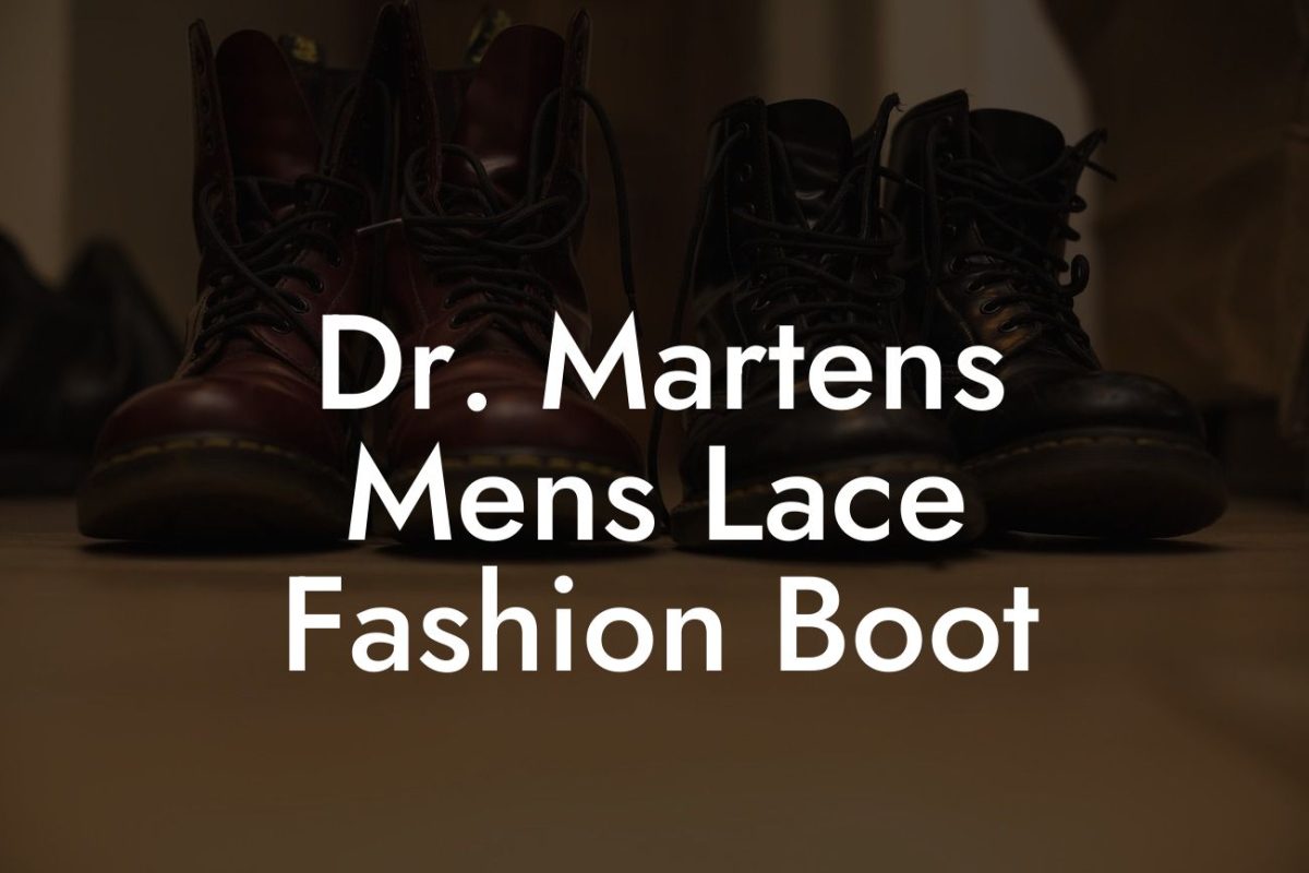 Dr. Martens Mens Lace Fashion Boot