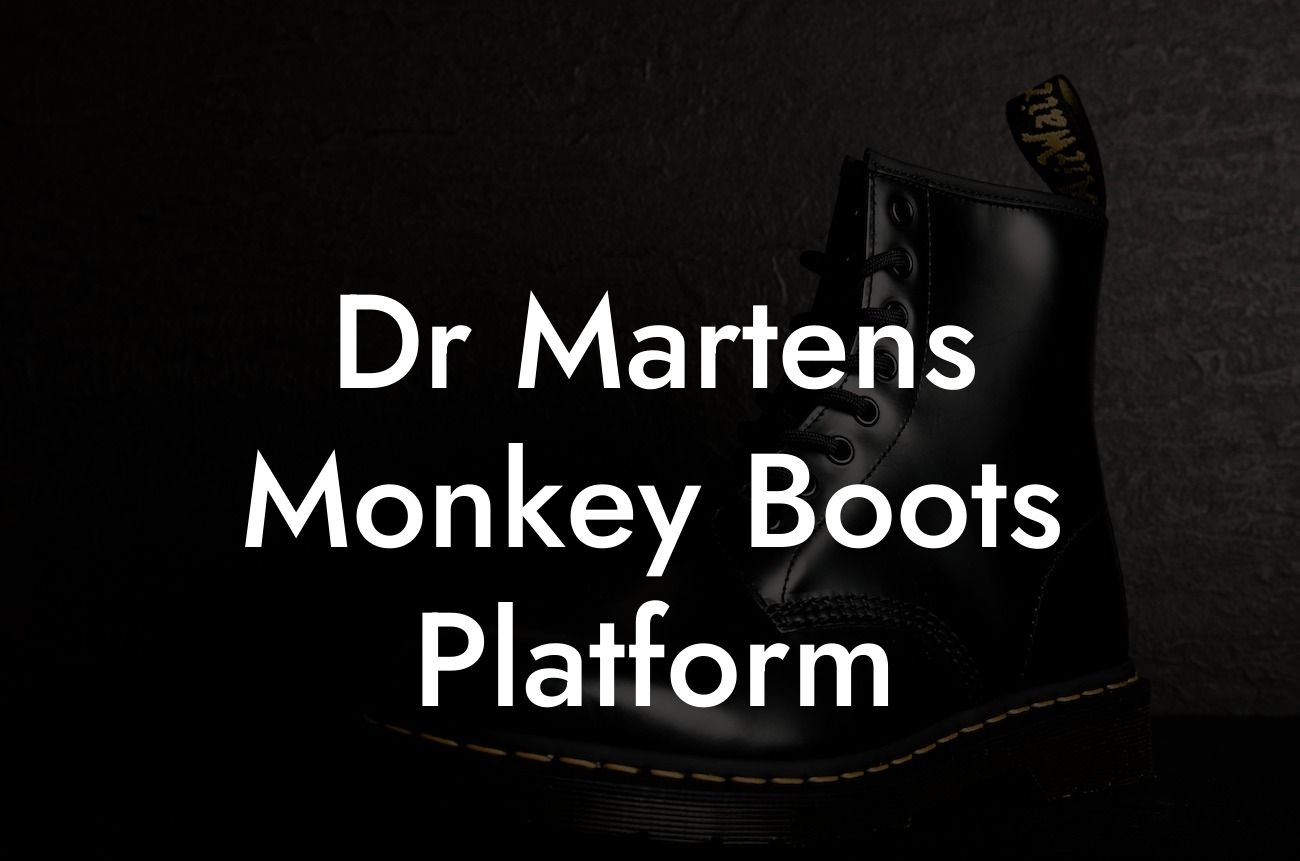 Dr Martens Monkey Boots Platform