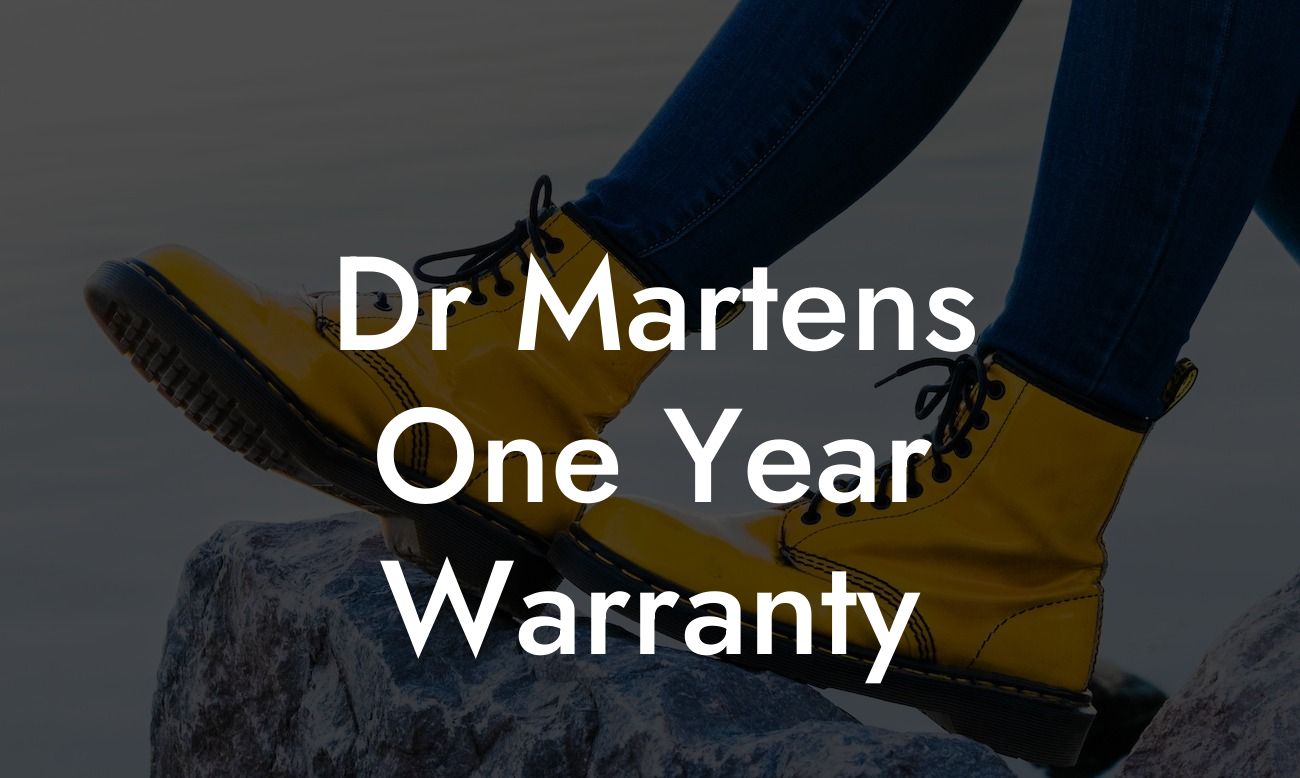 Dr Martens One Year Warranty