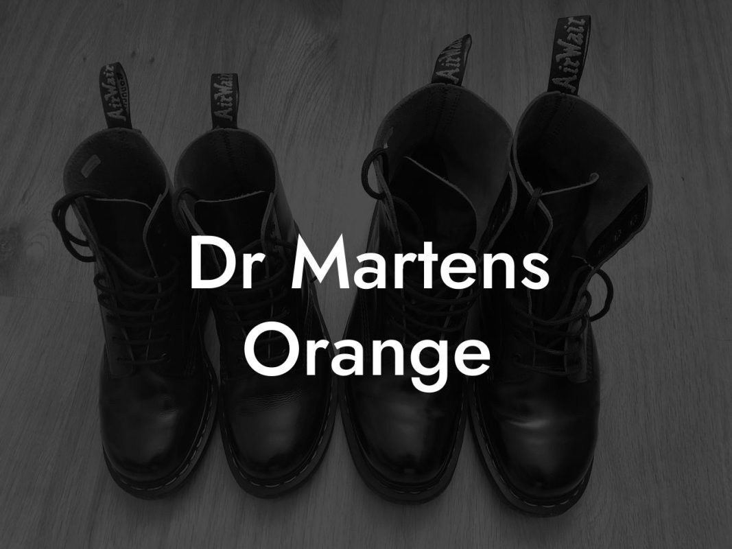 Dr Martens Orange