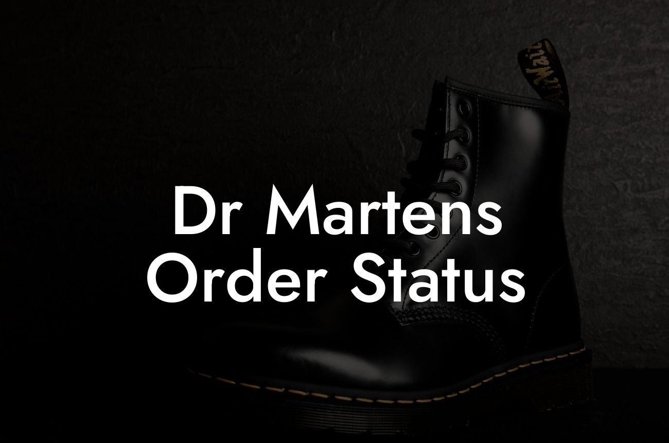 Dr Martens Order Status