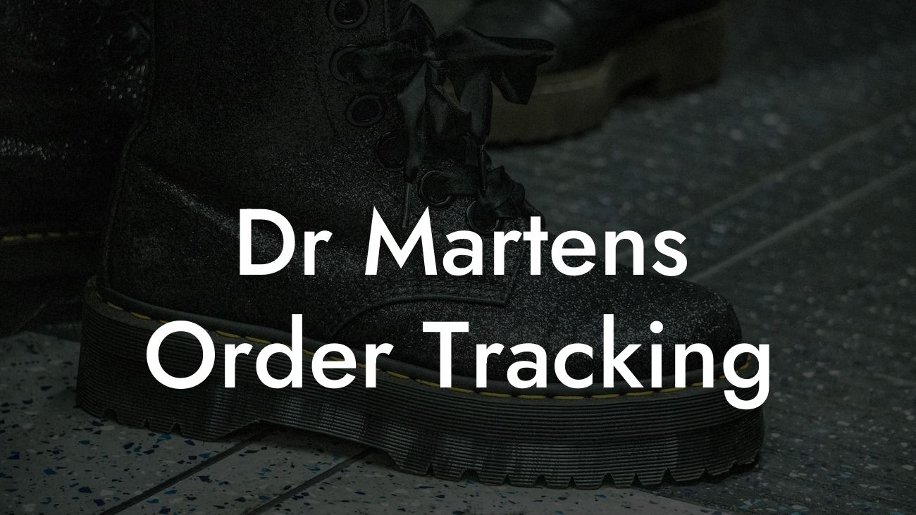 Dr Martens Order Tracking