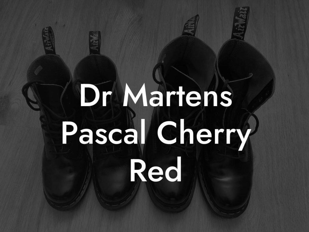 Dr Martens Pascal Cherry Red