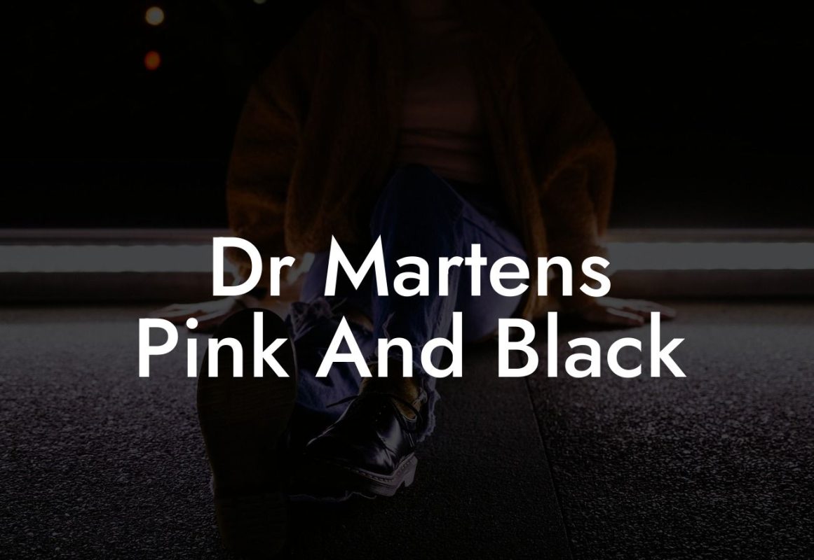 Dr Martens Pink And Black