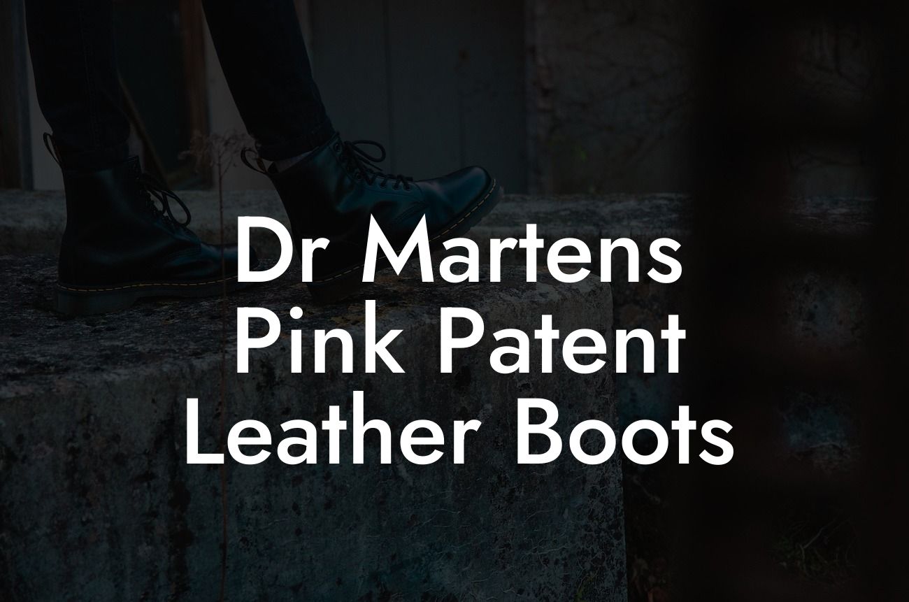 Dr Martens Pink Patent Leather Boots