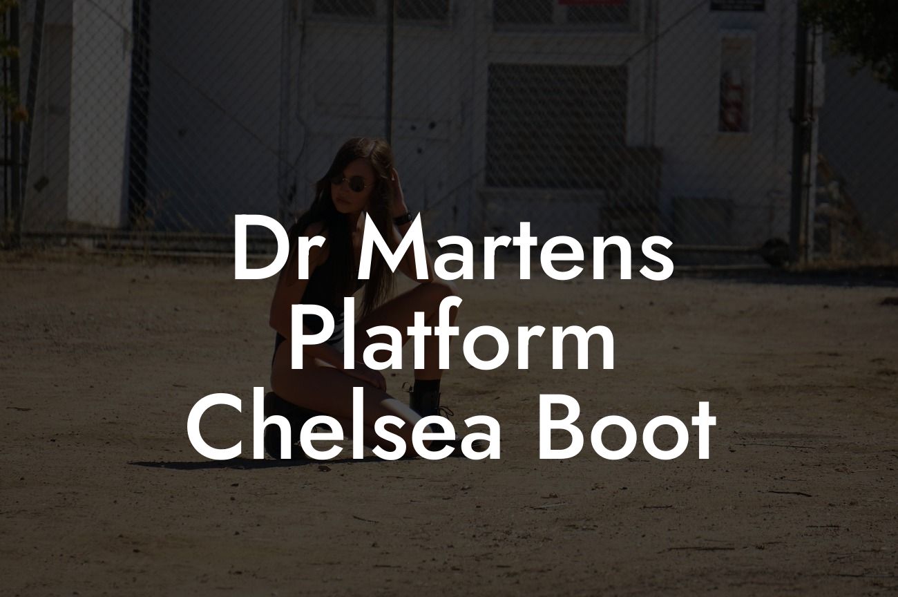 Dr Martens Platform Chelsea Boot