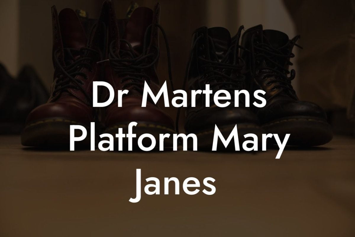 Dr Martens Platform Mary Janes