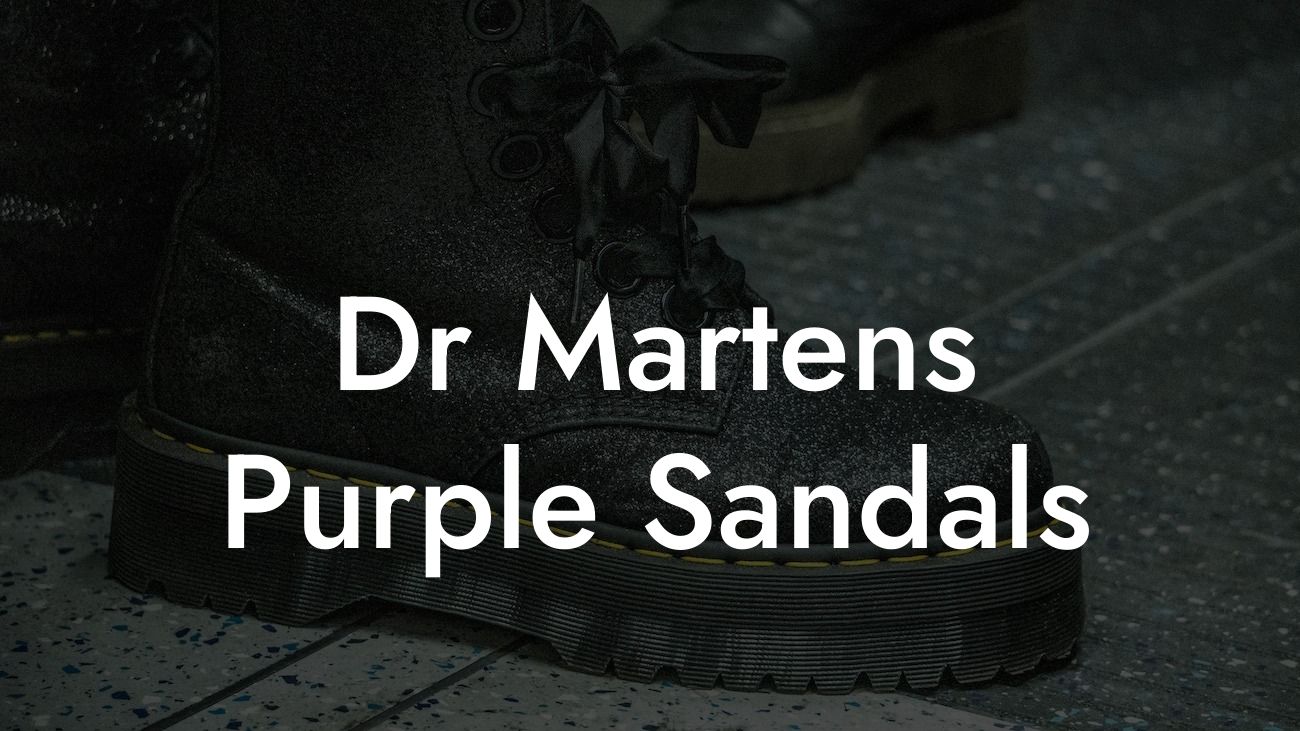 Dr Martens Purple Sandals