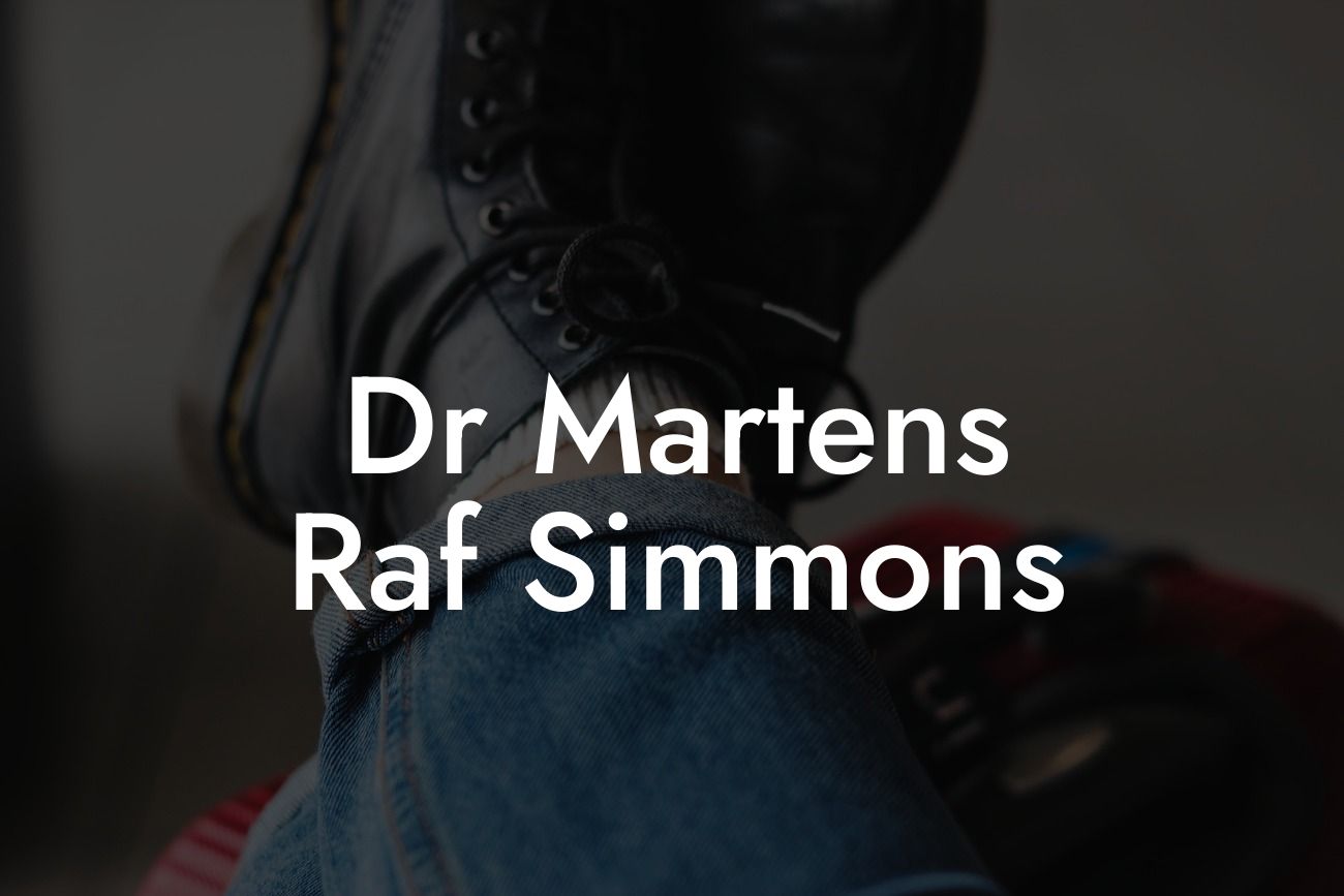 Dr Martens Raf Simmons