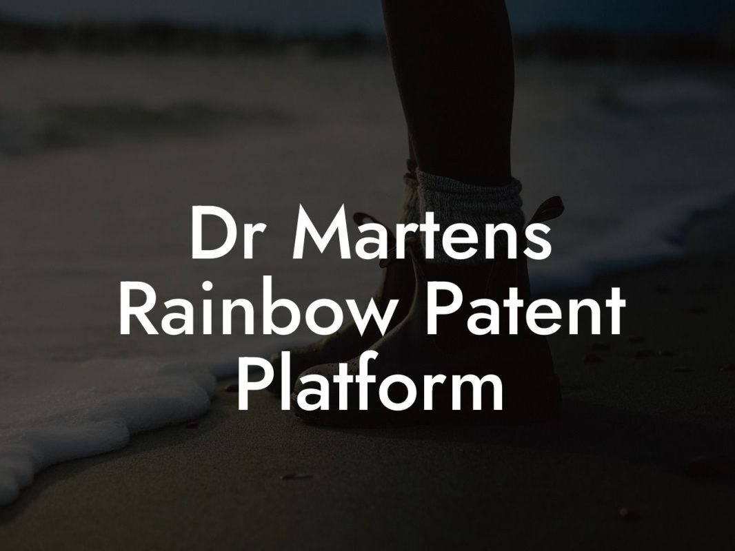 Dr Martens Rainbow Patent Platform