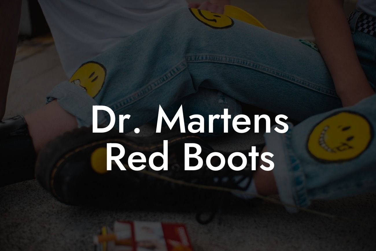 Dr Martens Red Boots