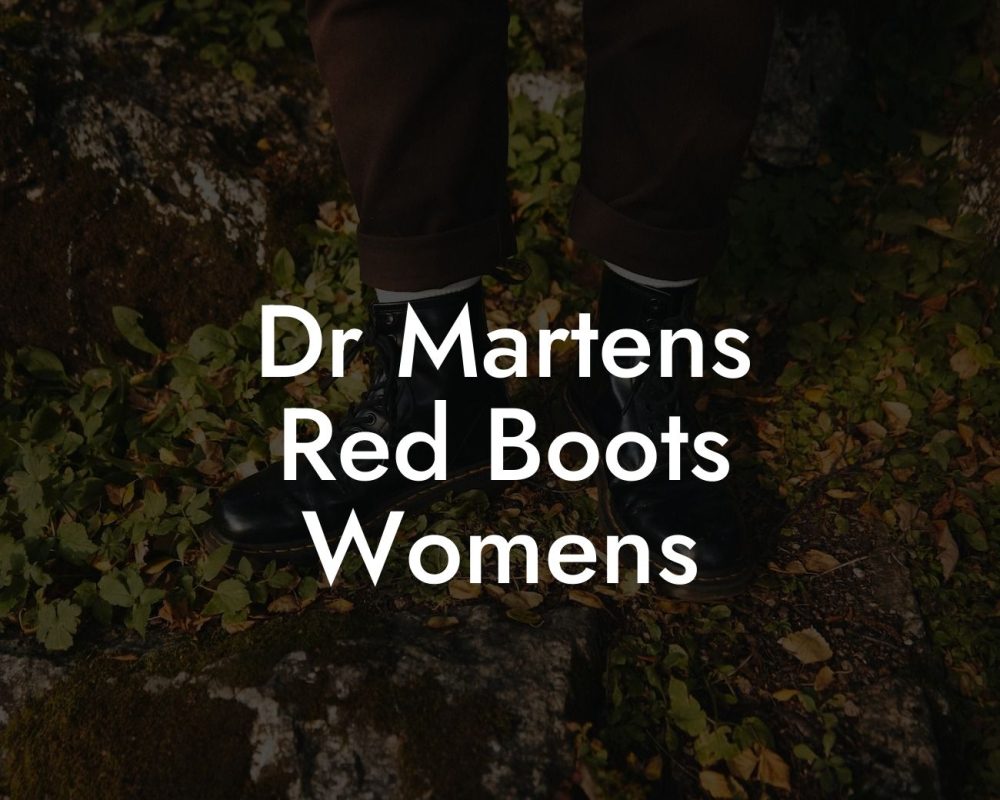 Dr Martens Red Boots Womens