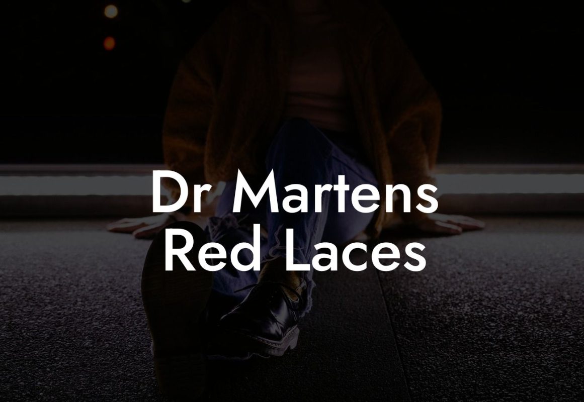 Dr Martens Red Laces