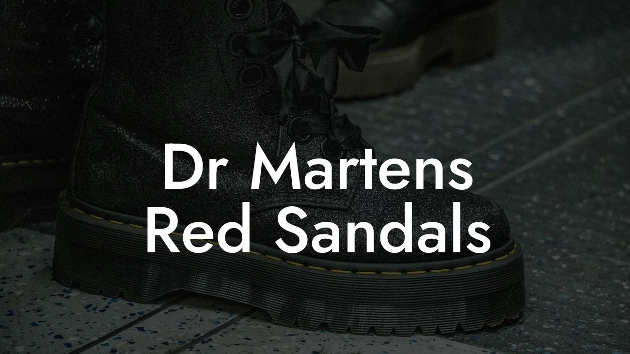 Dr Martens Red Sandals