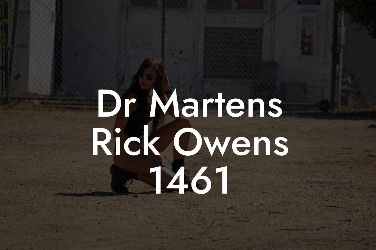 Dr Martens Rick Owens 1461