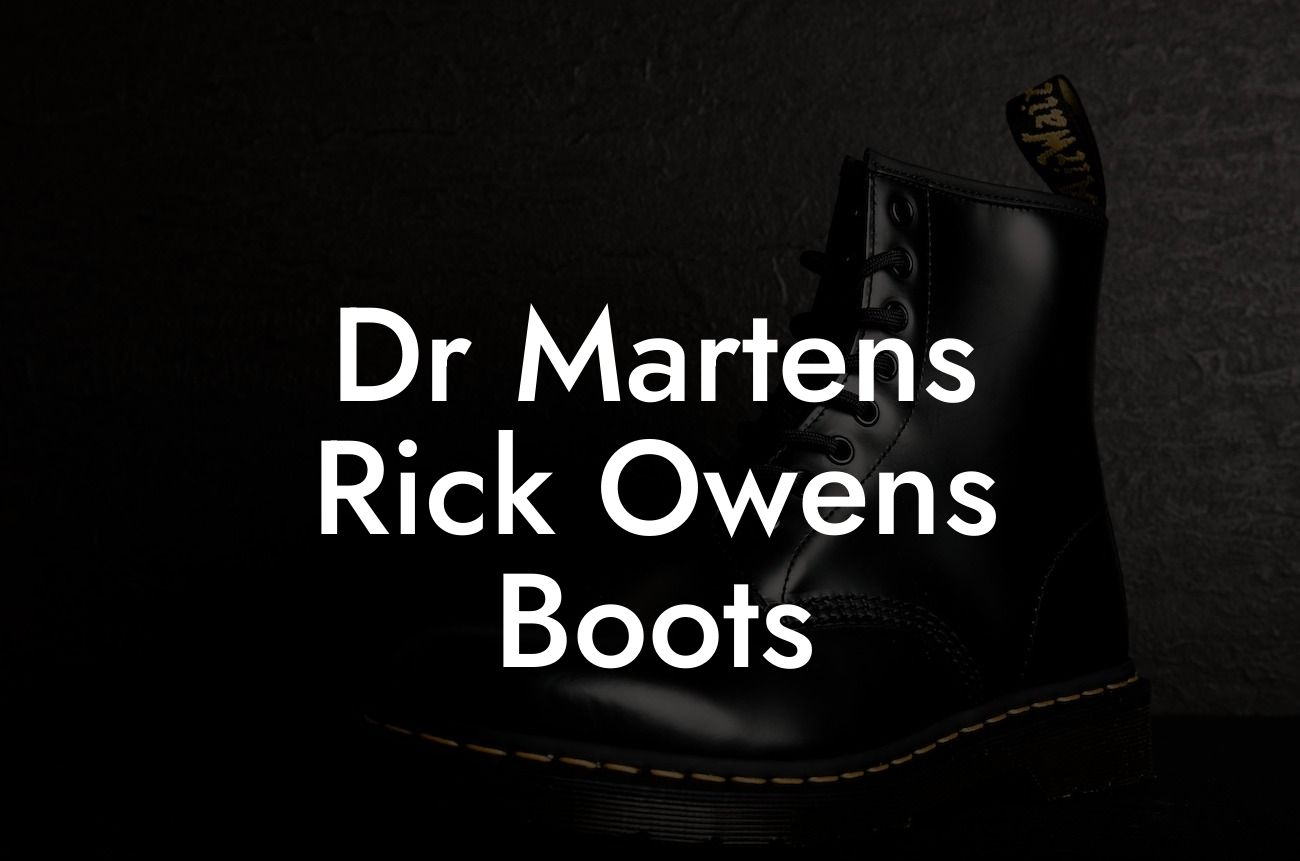 Dr Martens Rick Owens Boots