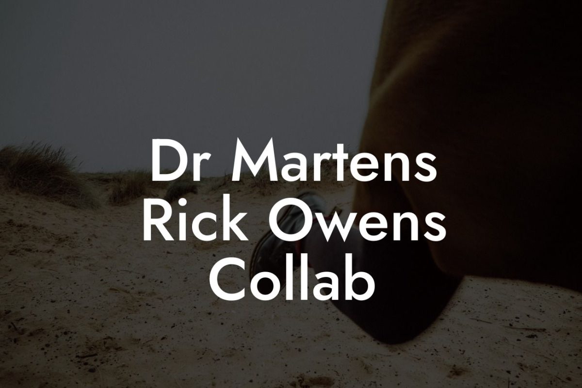 Dr Martens Rick Owens Collab