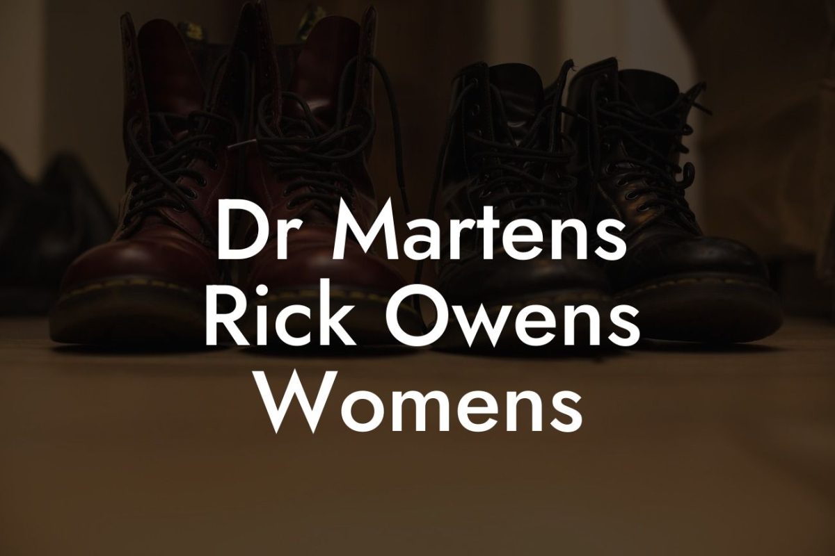 Dr Martens Rick Owens Womens