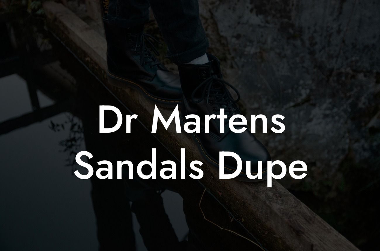 Dr Martens Sandals Dupe