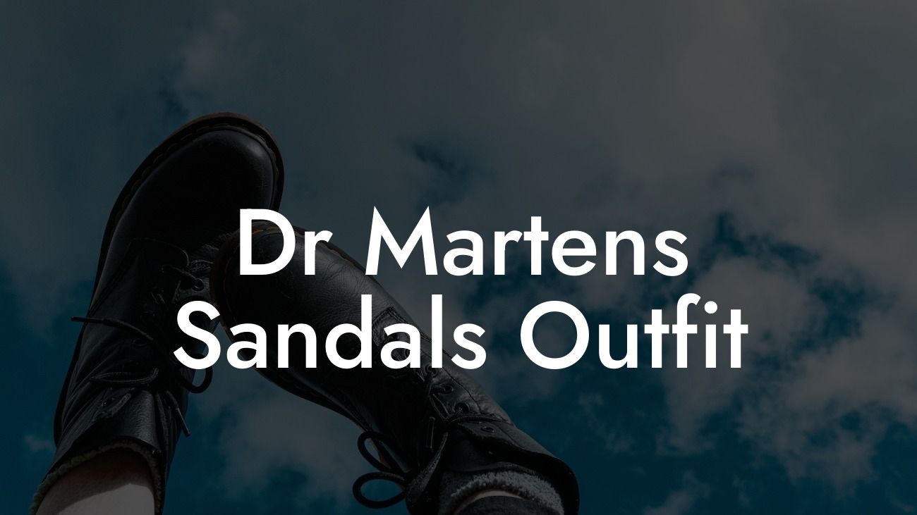 Dr Martens Sandals Outfit