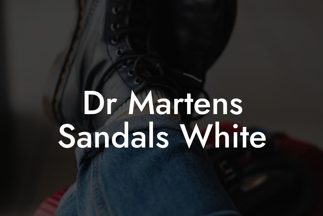 Dr Martens Sandals White