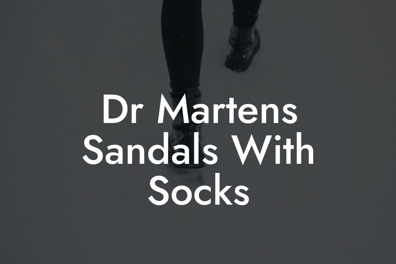 Dr Martens Sandals With Socks