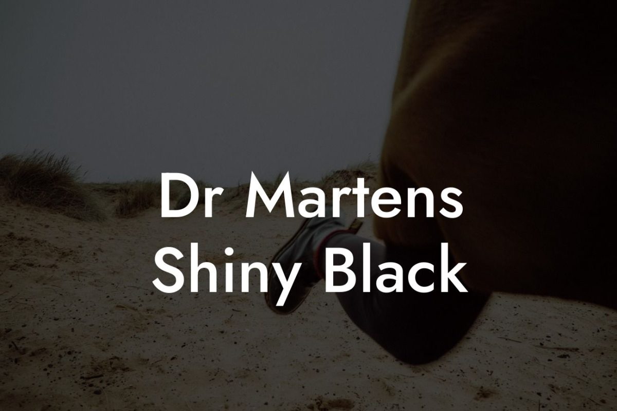 Dr Martens Shiny Black