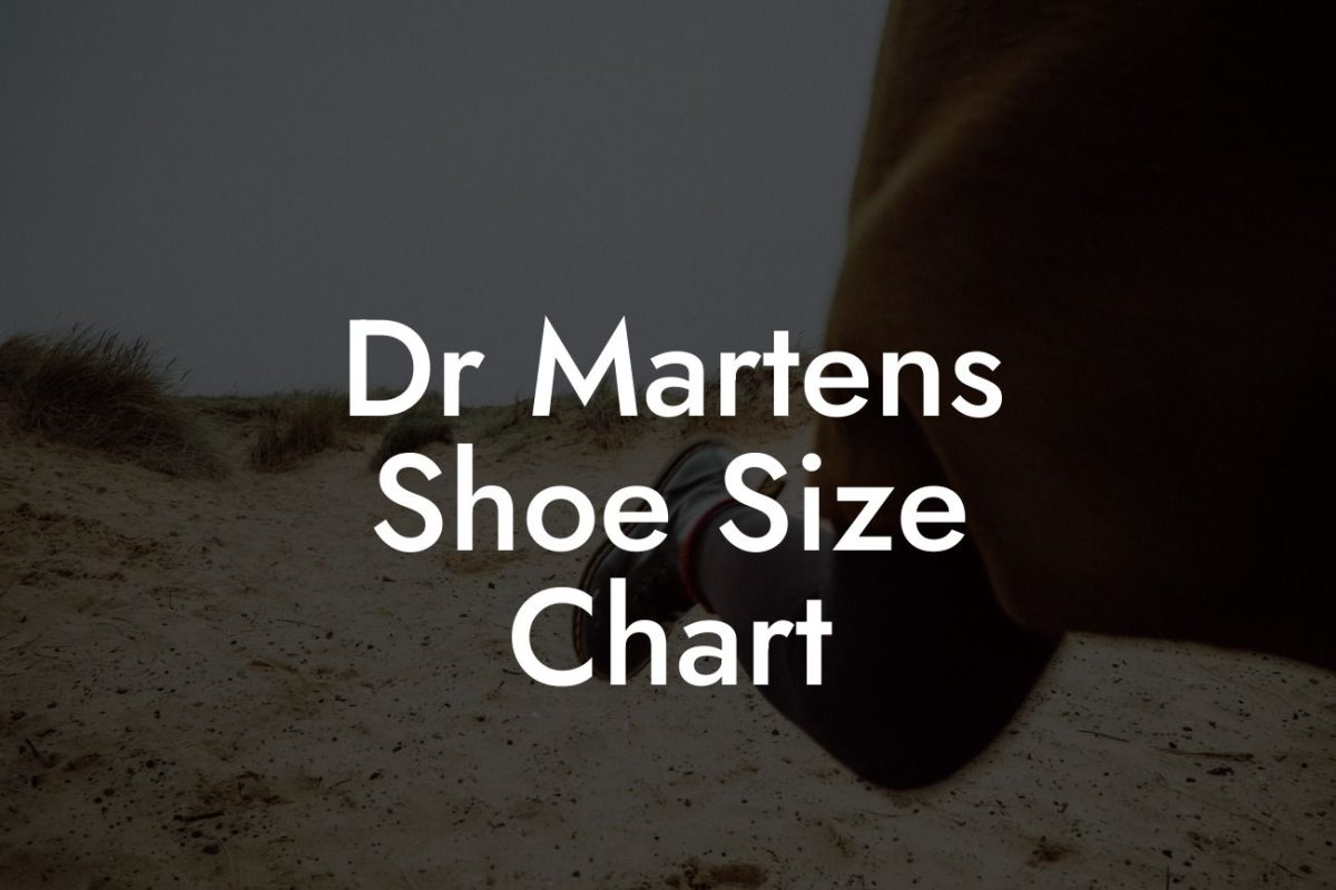 Dr Martens Shoe Size Chart