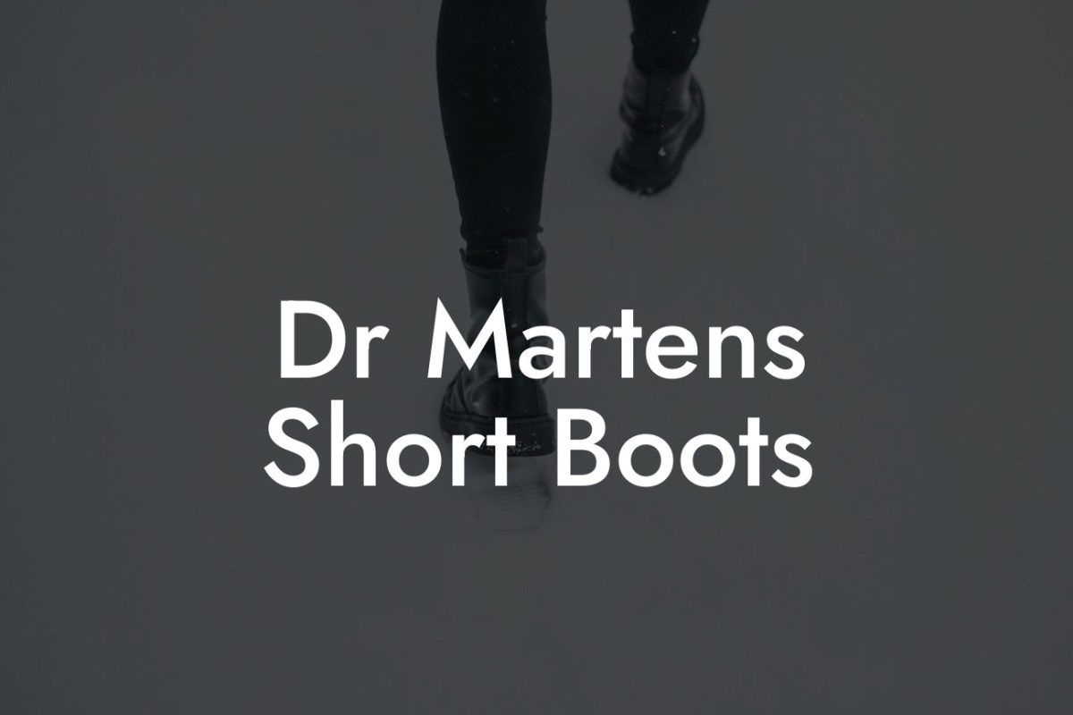 Dr Martens Short Boots