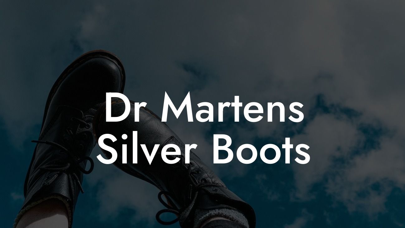 Dr Martens Silver Boots