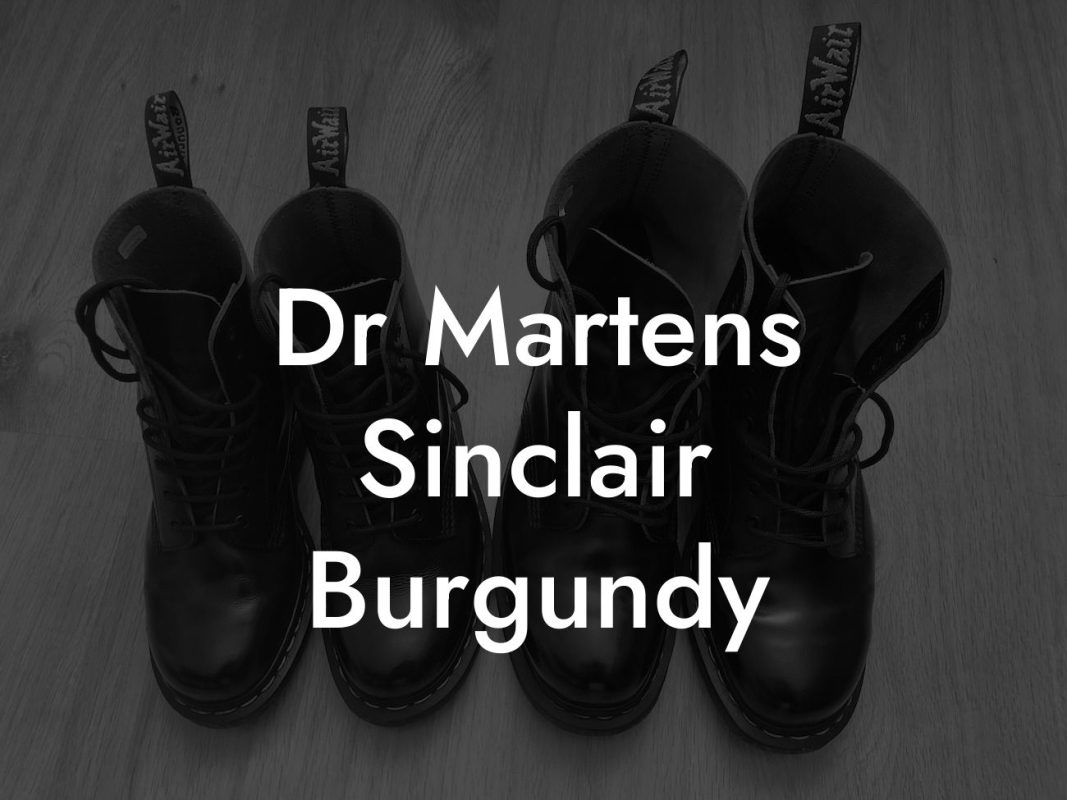 Dr Martens Sinclair Burgundy