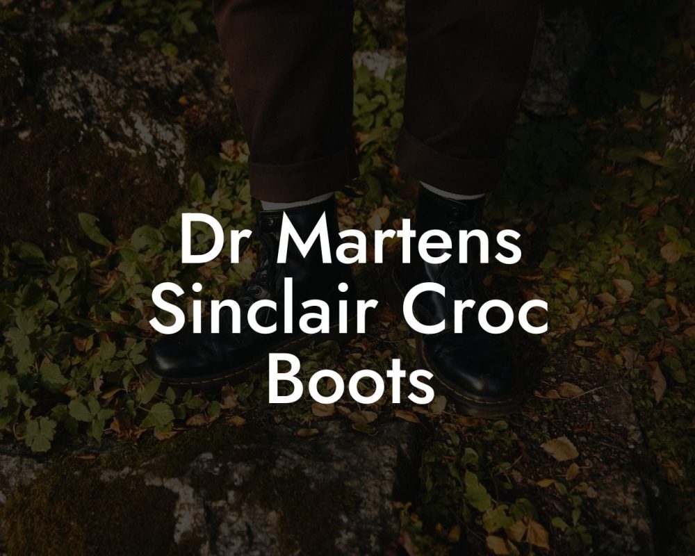 Dr Martens Sinclair Croc Boots