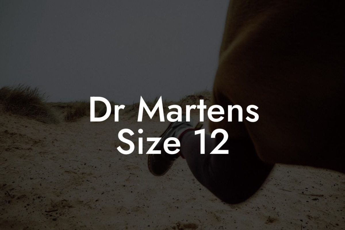 Dr Martens Size 12