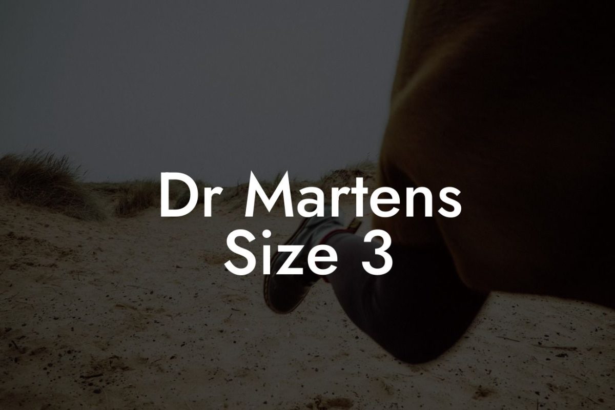 Dr Martens Size 3