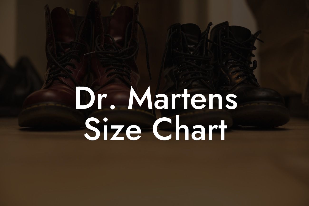 Dr. Martens Size Chart