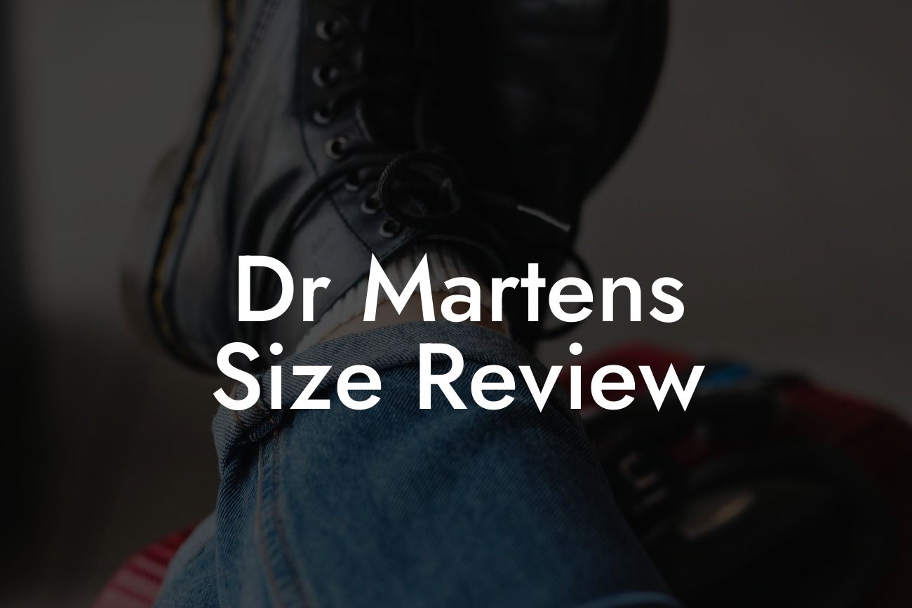 Dr Martens Size Review