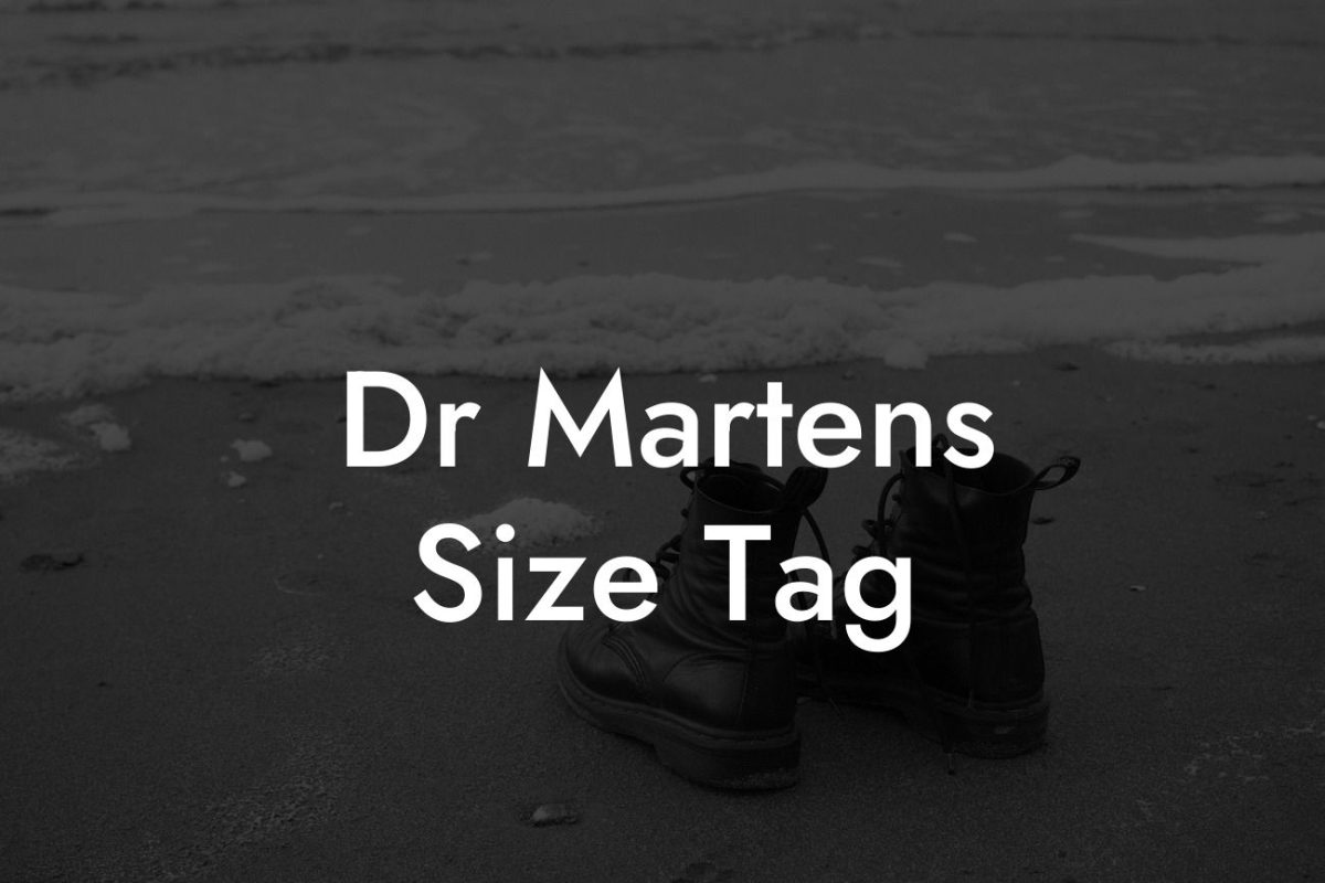 Dr Martens Size Tag