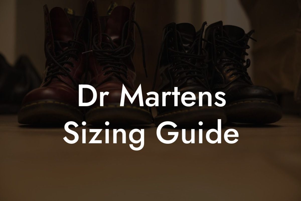 Dr Martens Sizing Guide