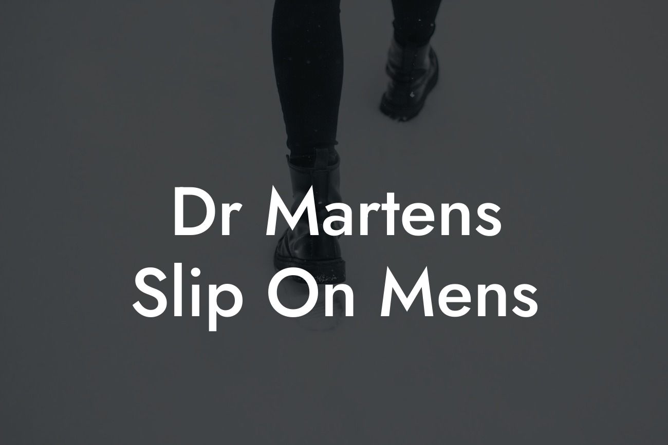 Dr Martens Slip On Mens